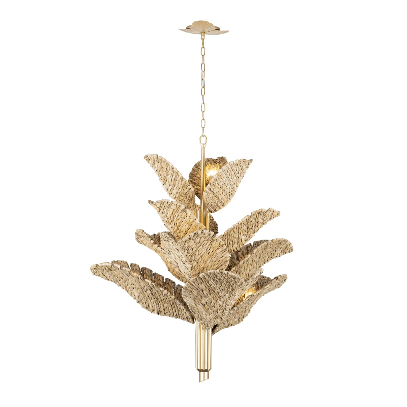 Varaluz 901C12 Banana Leaf 12-lt 44" Chandelier