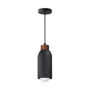 Maxim 90621 Pompeii 1-lt 5" Pendant - Lava / Black