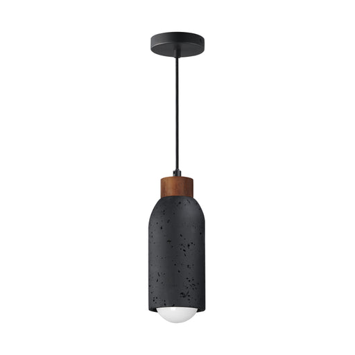 Maxim 90621 Pompeii 1-lt 5" Pendant - Lava / Black