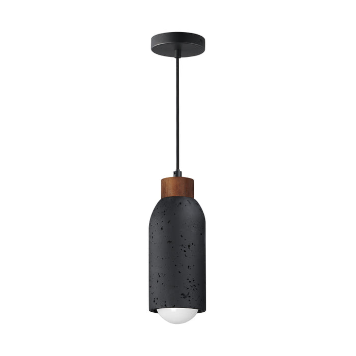 Maxim 90621 Pompeii 1-lt 5" Pendant - Lava / Black