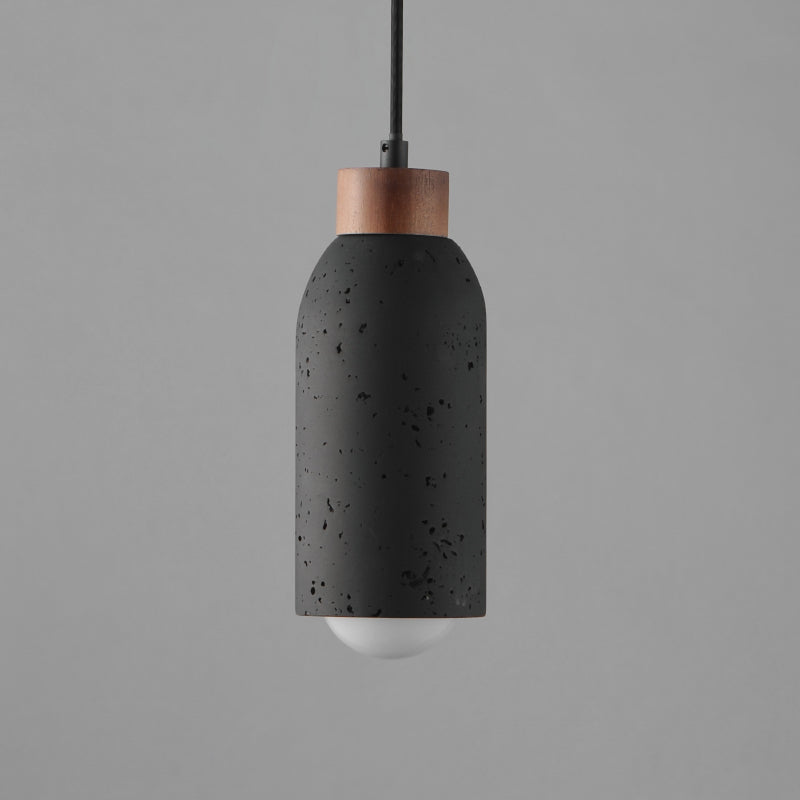 Maxim 90621 Pompeii 1-lt 5" Pendant - Lava / Black