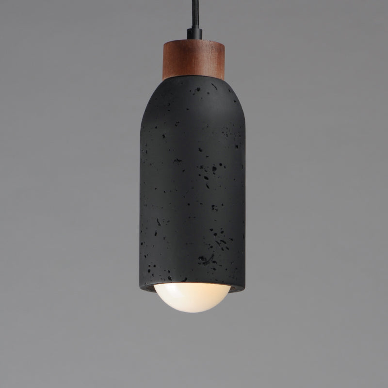 Maxim 90621 Pompeii 1-lt 5" Pendant - Lava / Black