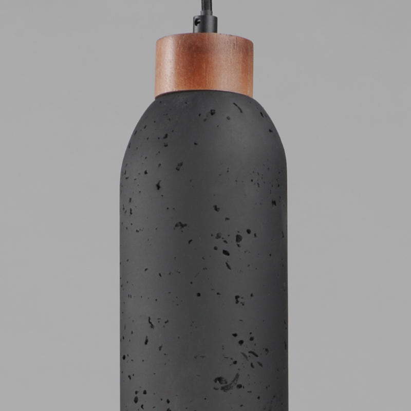 Maxim 90621 Pompeii 1-lt 5" Pendant - Lava / Black