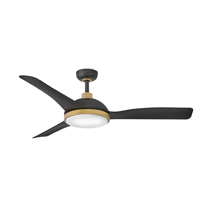 Hinkley 906556F-LDD Alba 56" Indoor/Outdoor Smart Ceiling Fan with LED Light Kit-Matte Black