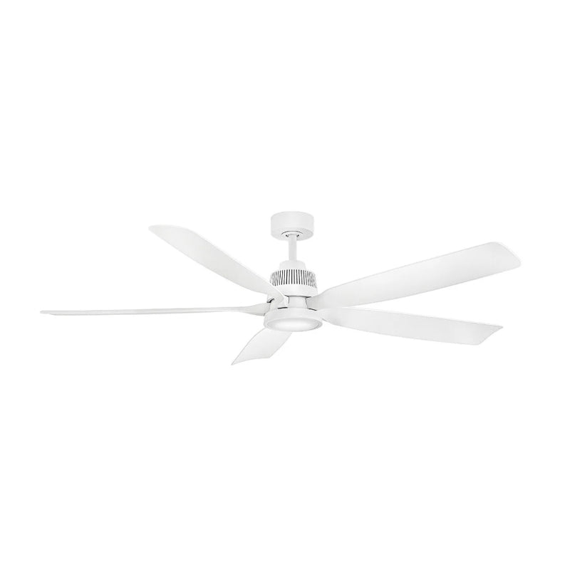 Hinkley 906564F-LDD Bodin 64" Indoor/Outdoor Smart Ceiling Fan with LED Light Kit-Matte White