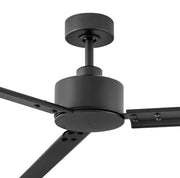Hinkley 907972F Indy 72" Outdoor Smart Ceiling Fan - Matte Black