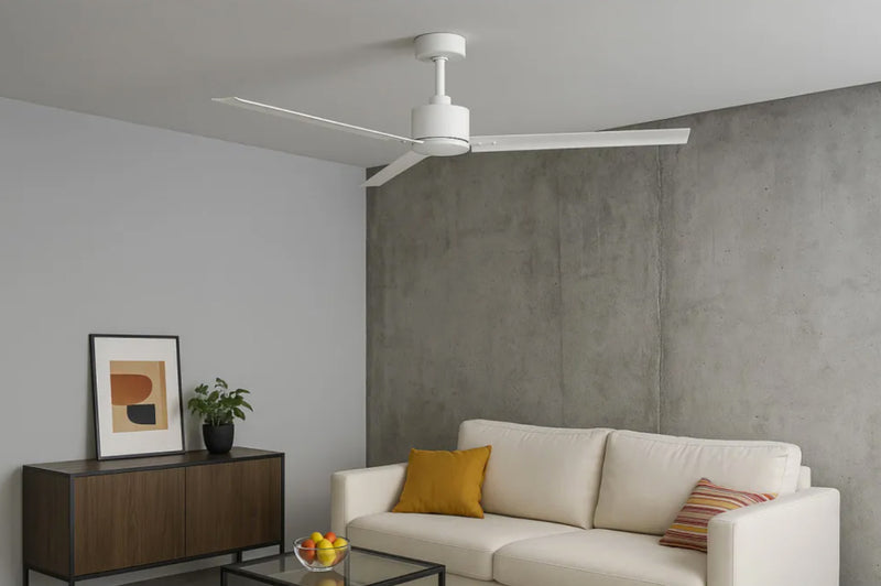 Hinkley 907972F Indy 72" Outdoor Smart Ceiling Fan - Matte White