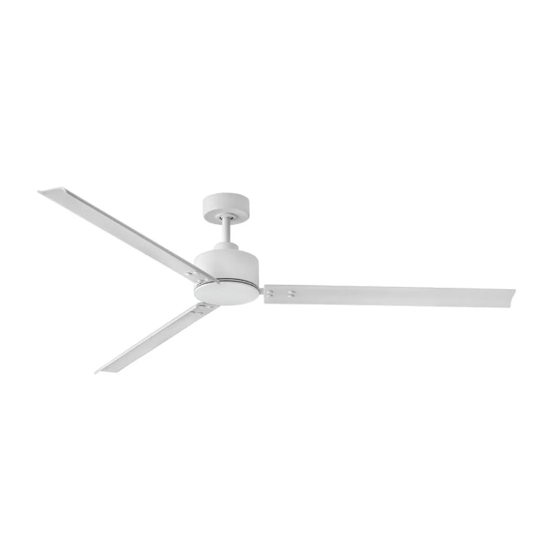 Hinkley 907972F Indy 72" Outdoor Smart Ceiling Fan - Matte White
