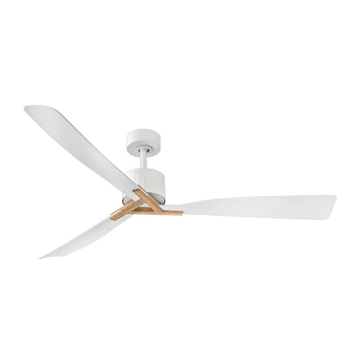 Hinkley 908260F-LDD Rafter 60" Indoor/Outdoor Smart Ceiling Fan with LED Light Kit - Matte White