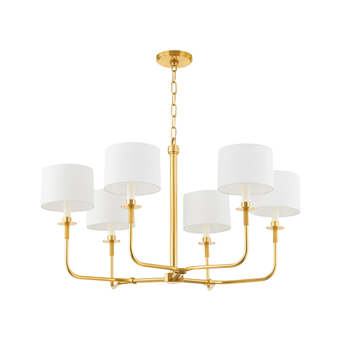 Hudson Valley 9136 Paramus 6-lt 36" Chandelier