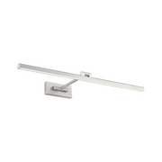 dweLED PL-11033 Reed 33" LED Picture Light - Brushed Nickel