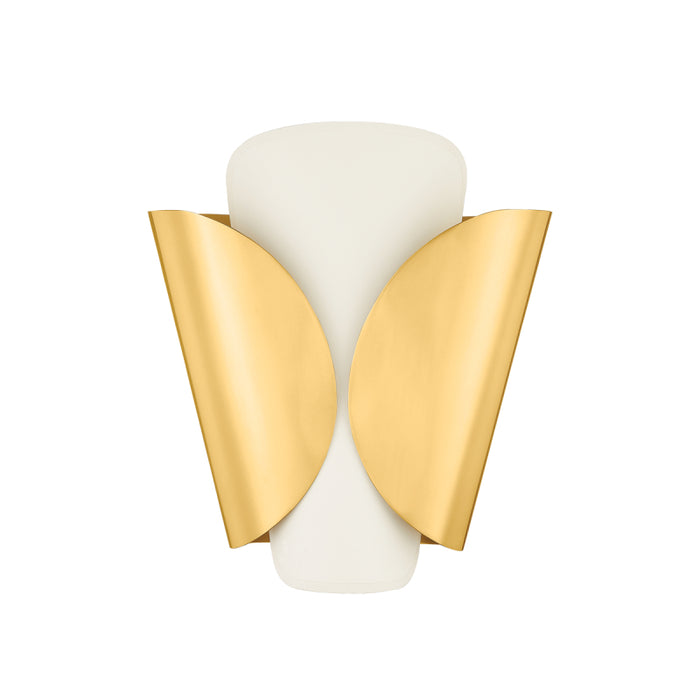 Hudson Valley 9201 Savoie 1-lt 12" Tall Wall Sconce - Aged Brass