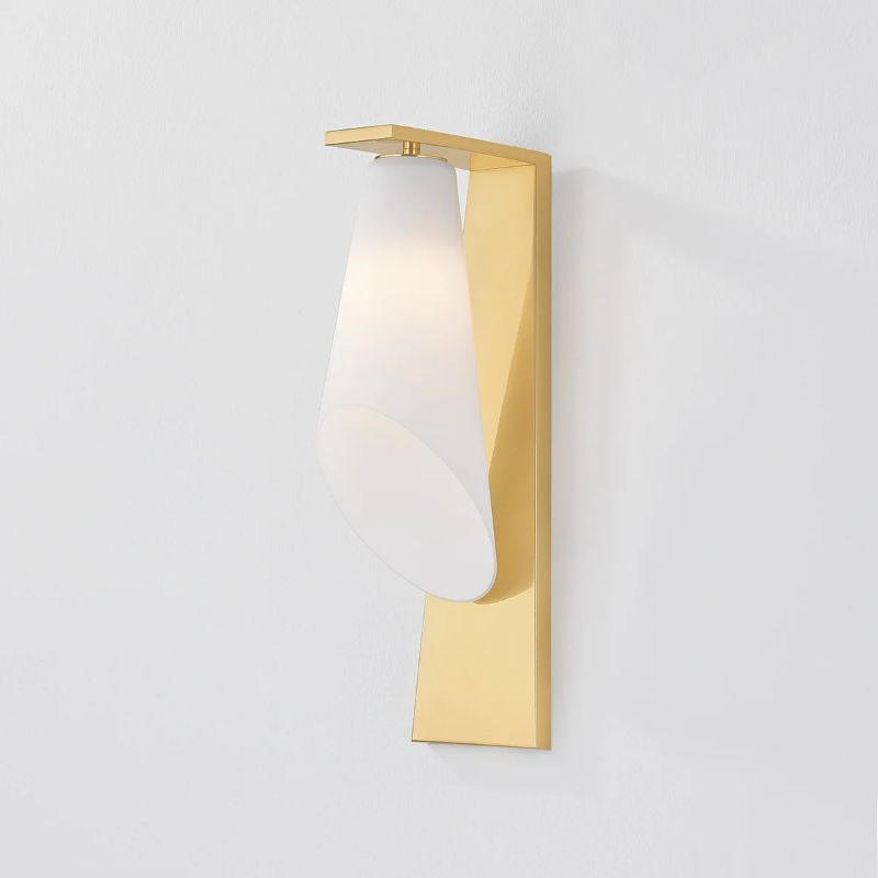 Hudson Valley 9316 Andros 1-lt 16" Tall Wall Sconce - Aged Brass