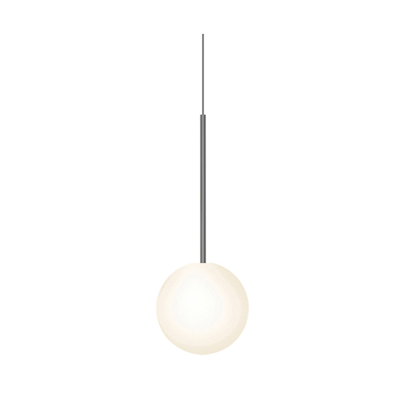 Pablo Designs Bola Sphere 8" LED Pendant - Gunmetal