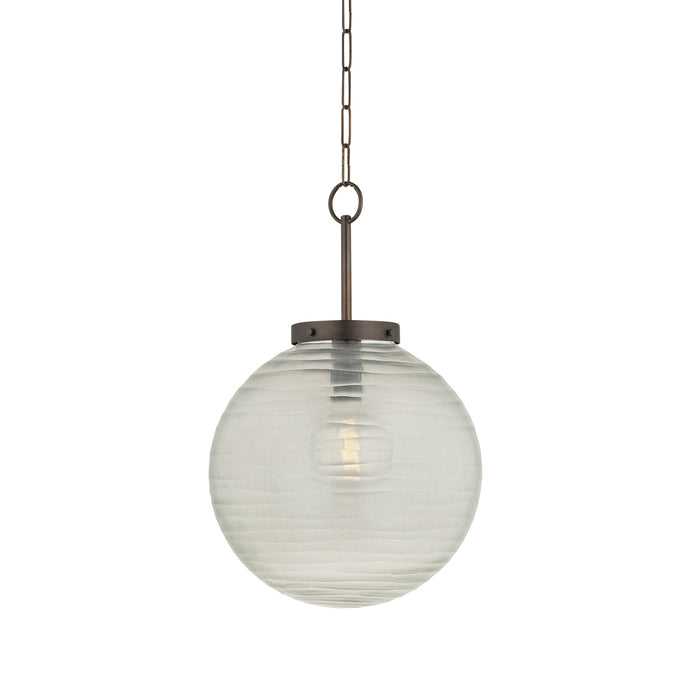 Hudson Valley 9917 Falls Mills 1-lt 16" LED Pendant - Distressed Bronze