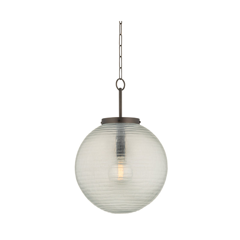 Hudson Valley 9920 Falls Mills 1-lt 20" Pendant - Distressed Bronze