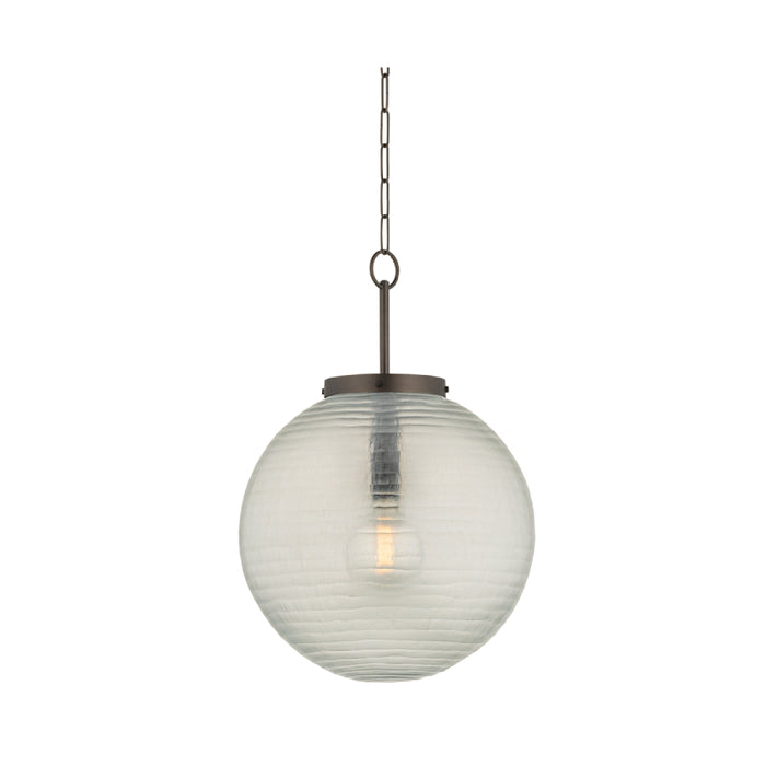 Hudson Valley 9920 Falls Mills 1-lt 20" Pendant - Distressed Bronze