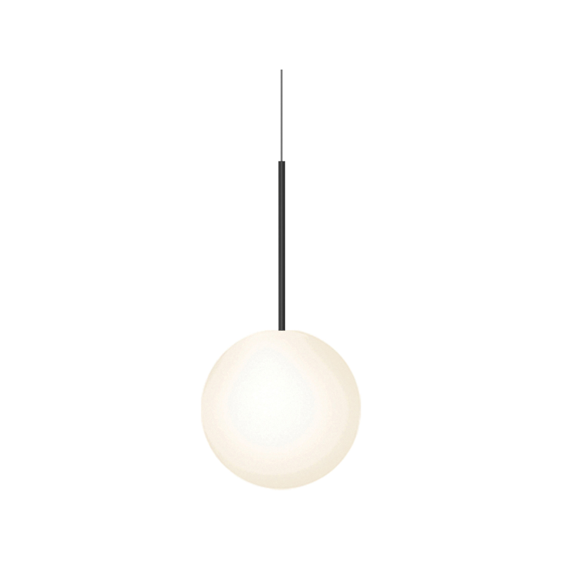 Pablo Designs Bola Sphere 12" LED Pendant - Matte Black