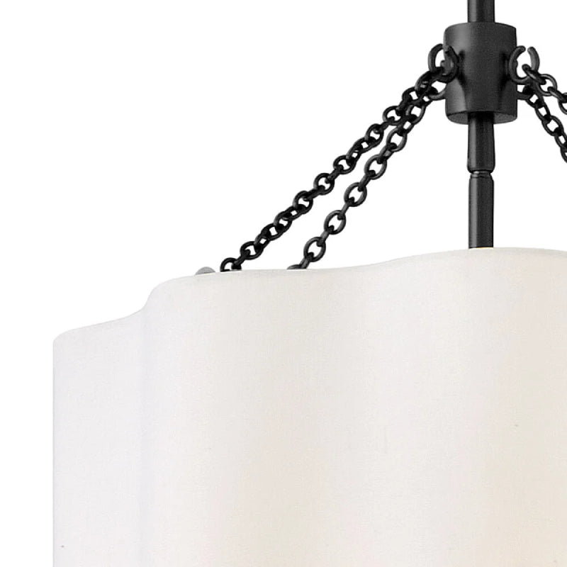 Hinkley 47737 Gwen 4-lt 16" LED Pendant - Black