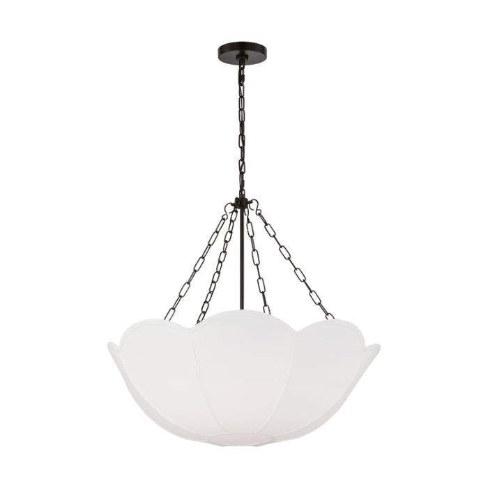 Visual Comfort AC1163 Stassi 3-lt 24" Small Chandelier - Aged Iron