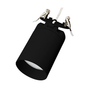 Lotus AD-3-S15W-FC 3" 15W Floating Torpedo LED Cylinder Light, 5CCT Selectable, 120V - Black