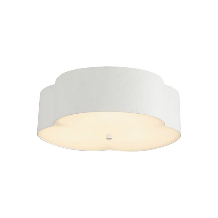 Alora Mood FM566314 Adella 3-lt 14" Flush Mount - Antique White