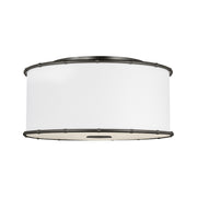Visual Comfort AF1182 Aldric 2-lt 19" Medium Flush Mount - Aged Iron
