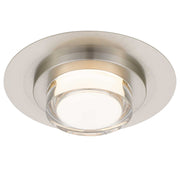 Alteck Lighting AFM0012-3CCT-W Plate 1-lt 12" LED Outdoor Flush Mount, 3CCT Selectable - Brushed Stainless Steel
