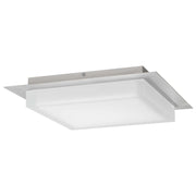 Alteck Lighting AFM0015-3CCT-W Foursquare 14" LED Outdoor Flush Mount, 3CCT Selectable - Brushed Stainless Steel
