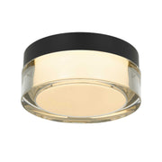 Alteck Lighting AFM0016-3CCT-W Sunspot 1-lt 6" LED Outdoor Flush Mount, 3CCT Selectable - Sand Black
