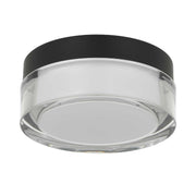 Alteck Lighting AFM0016-3CCT-W Sunspot 1-lt 6" LED Outdoor Flush Mount, 3CCT Selectable - Sand Black