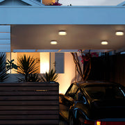 Alteck Lighting AFM0016-3CCT-W Sunspot 1-lt 6" LED Outdoor Flush Mount, 3CCT Selectable