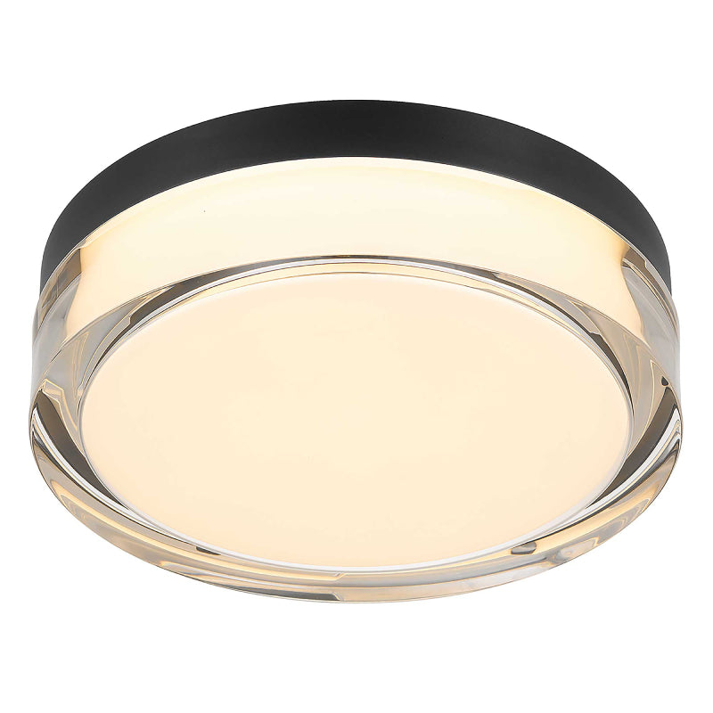 Alteck Lighting AFM0017-3CCT-W Sunspot 1-lt 9" LED Outdoor Flush Mount, 3CCT Selectable
