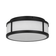 Alteck Lighting AFM0022-3CCT-W Panel Round 1-lt 10" LED Outdoor Flush Mount, 3CCT Selectable
