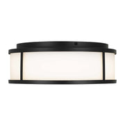 Alteck Lighting AFM0023-3CCT-W Panel Round 1-lt 14" LED Outdoor Flush Mount, 3CCT Selectable