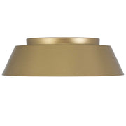 Alteck Lighting AFM0066-5CCT-W Pez 1-lt 11" LED Outdoor Flush Mount, 5CCT Selectable - Painted Brass