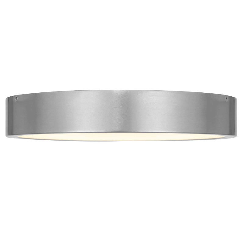 Alteck Lighting AFM0068-5CCT-W Stellar 1-lt 11" LED Outdoor Flush Mount, 5CCT Selectable - Brushed Aluminum