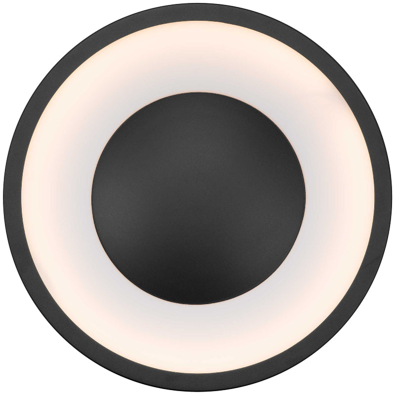 Alteck Lighting AFM0069-5CCT-W Stellar 1-lt 14" LED Outdoor Flush Mount, 5CCT Selectable