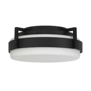 Alteck Lighting AFM0085-5CCT-W Ted 1-lt 12" LED Outdoor Flush Mount, 5CCT Selectable