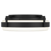 Alteck Lighting AFM0086-5CCT-W Ted 1-lt 15" LED Outdoor Flush Mount, 5CCT Selectable