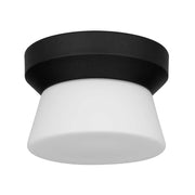 Alteck Lighting AFM0147-3CCT-W Skirt 1-lt 7" LED Outdoor Flush Mount, 3CCT Selectable