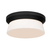 Alteck Lighting AFM0148-3CCT-W Skirt 1-lt 11" LED Outdoor Flush Mount, 3CCT Selectable