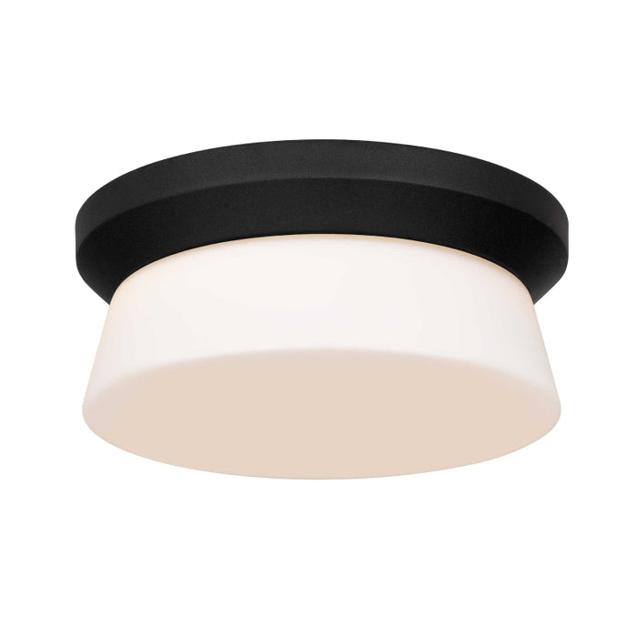Alteck Lighting AFM0148-3CCT-W Skirt 1-lt 11" LED Outdoor Flush Mount, 3CCT Selectable