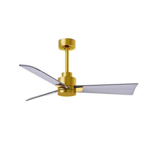 Matthews Fan Atlas Alessandra 42" Ceiling Fan - Brushed Brass/Brushed Nickel