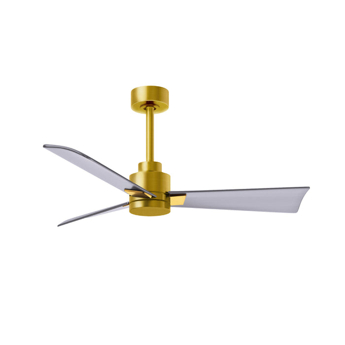 Matthews Fan Atlas Alessandra 42" Ceiling Fan - Brushed Brass/Brushed Nickel