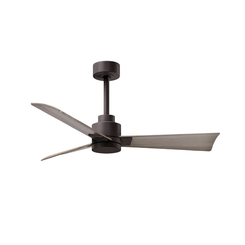 Matthews Fan Atlas Alessandra 42" Ceiling Fan - Textured Bronze/Gray Ash