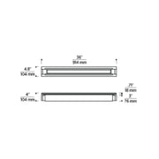 Visual Comfort AKBA689 Capa 1-lt 36" Tall LED Vanity