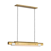 Visual Comfort AKLS675 Ambrose 36" LED Chandelier - Hand-Rubbed Antique Brass