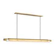 Visual Comfort AKLS677 Ambrose 72" LED Chandelier - Hand-Rubbed Antique Brass