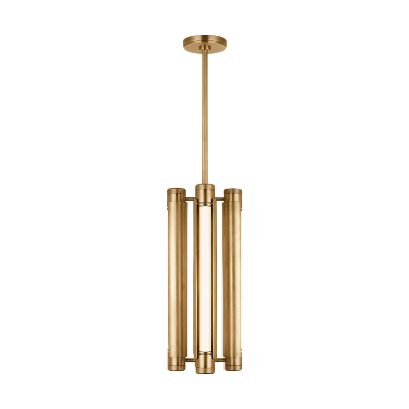 Visual Comfort AKPD690 Capa 4-lt 10" LED Pendant - Hand Rubbed Antique Brass